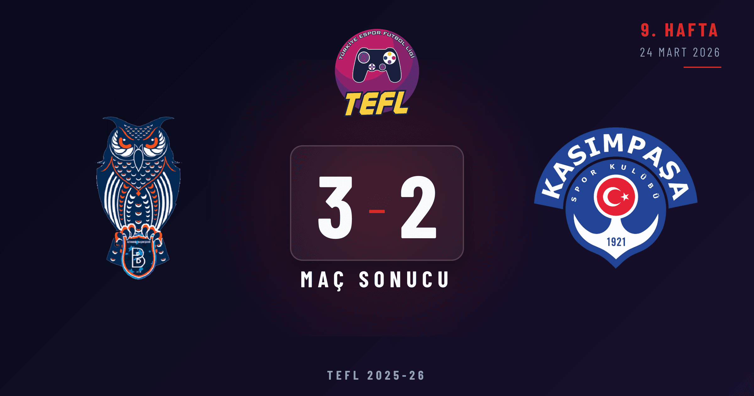 Rams Başaksehir FK 3-2 Kasımpaşa